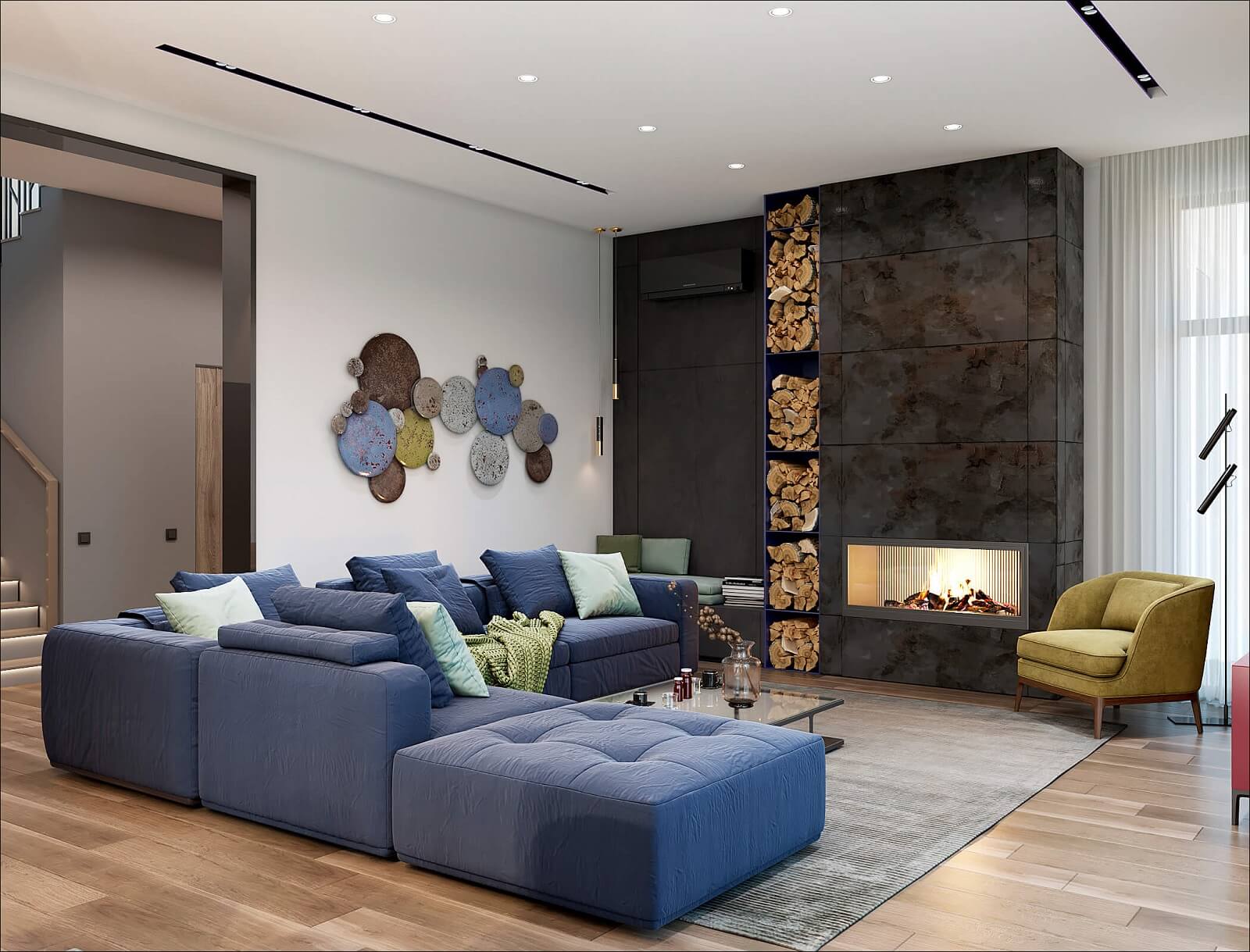 A Stylish Kid-Friendly Apartment with Bright and Vibrant Features in Kiev, Ukraine by 33BY Architecture (3)