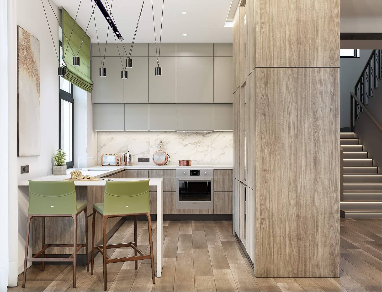 A Stylish Kid-Friendly Apartment with Bright and Vibrant Features in Kiev, Ukraine by 33BY Architecture (9)