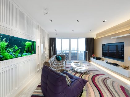 A Stylish Modern Apartment with Feng Shui-Inspired Interiors in Hong Kong