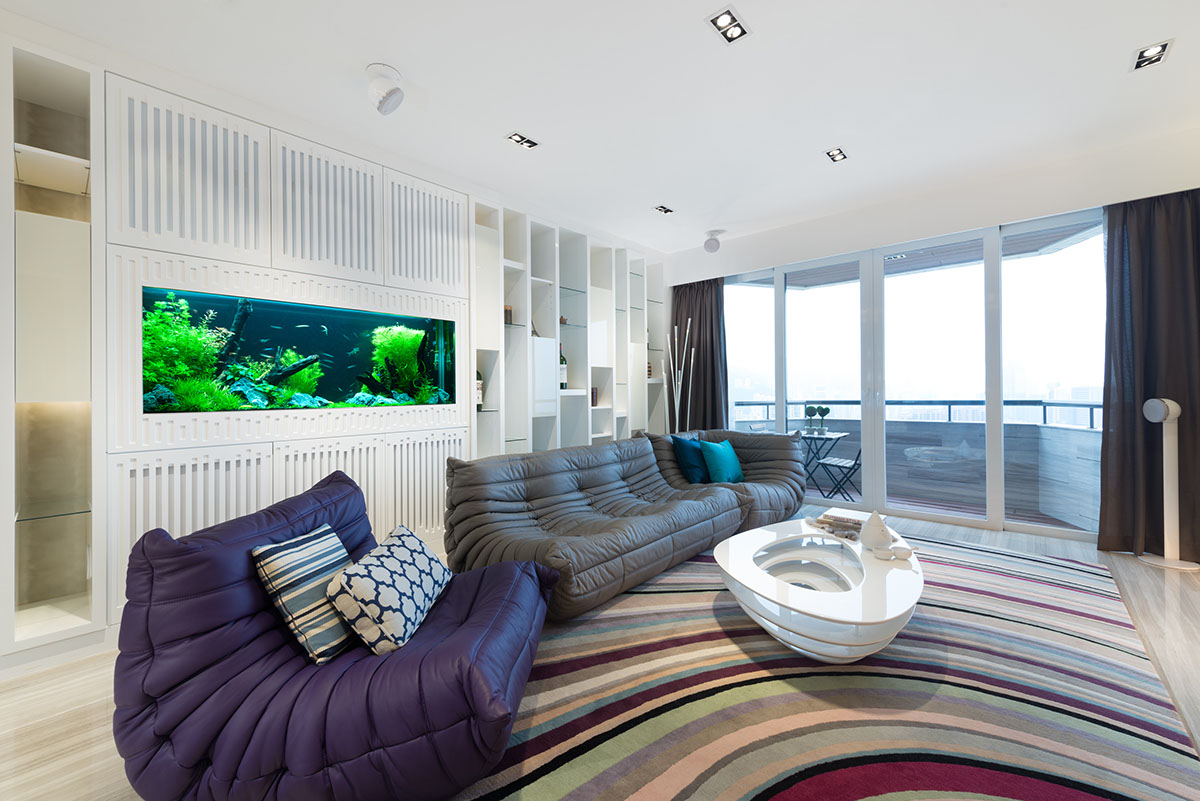 A Stylish Modern Apartment with Feng Shui-Inspired Interiors in Hong Kong by PplusP Designers (2)