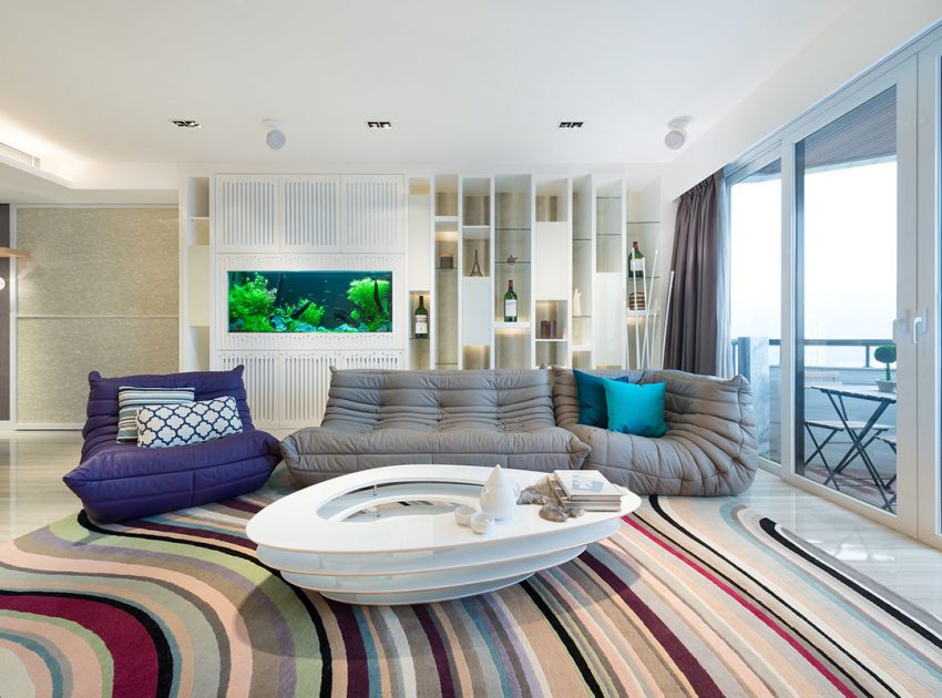 A Stylish Modern Apartment with Feng Shui-Inspired Interiors in Hong Kong by PplusP Designers (3)