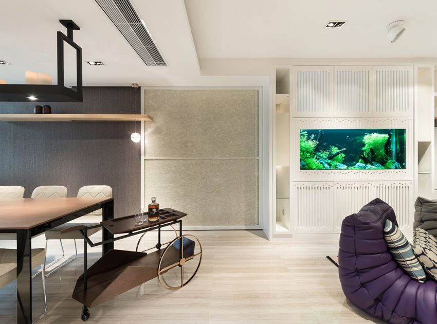 A Stylish Modern Apartment with Feng Shui-Inspired Interiors in Hong Kong by PplusP Designers (5)