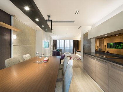 A Stylish Modern Apartment with Feng Shui-Inspired Interiors in Hong Kong by PplusP Designers (6)