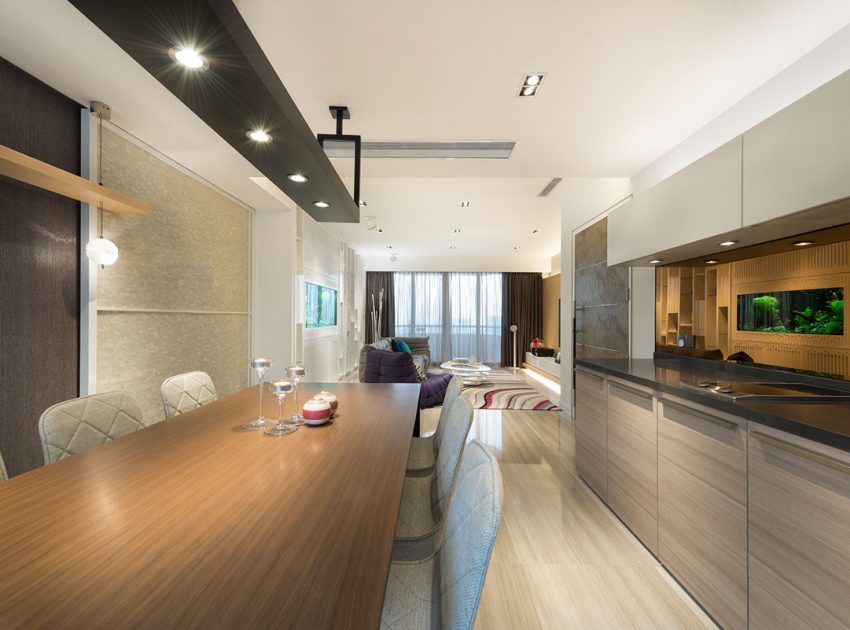 A Stylish Modern Apartment with Feng Shui-Inspired Interiors in Hong Kong by PplusP Designers (6)
