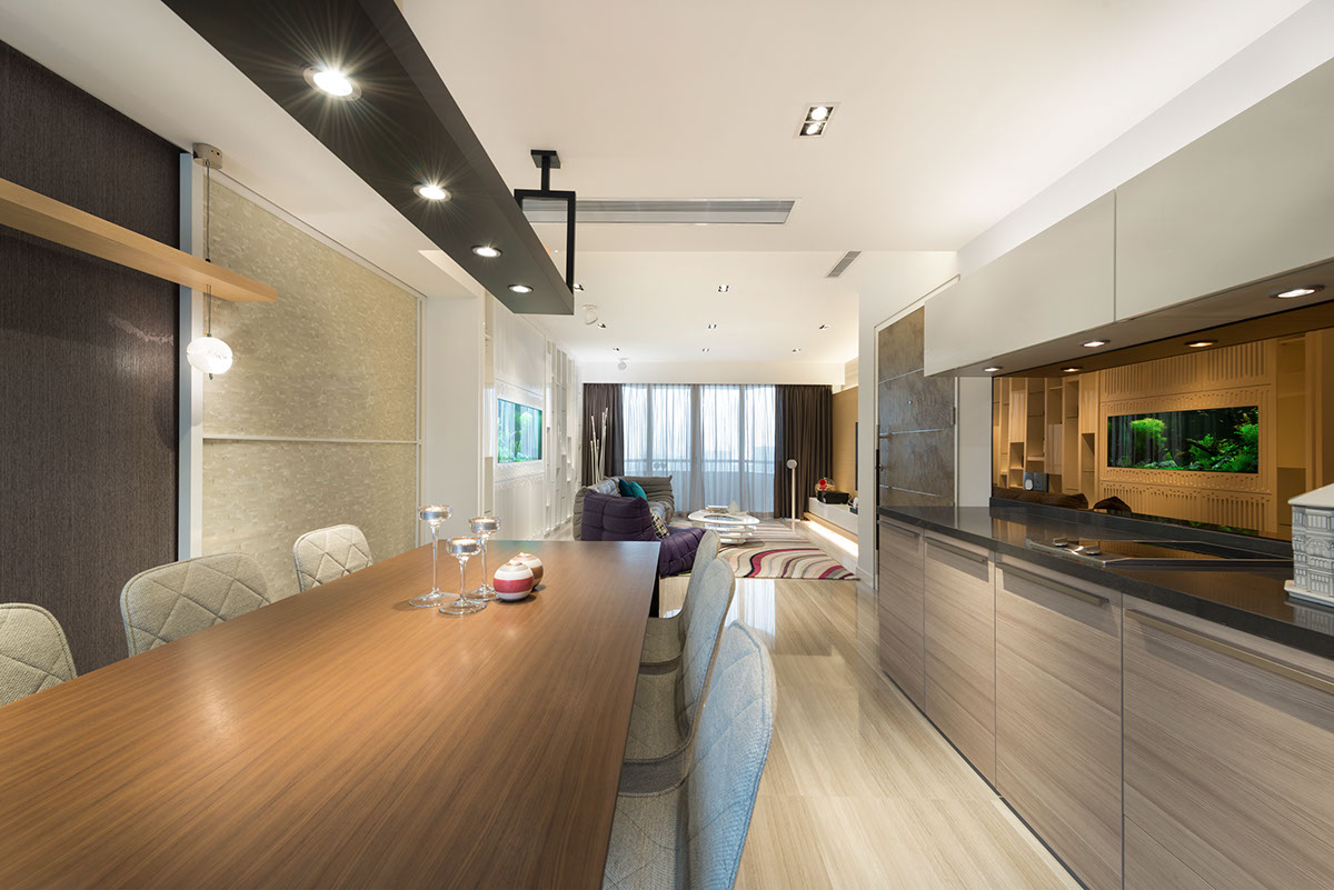 A Stylish Modern Apartment with Feng Shui-Inspired Interiors in Hong Kong by PplusP Designers (6)