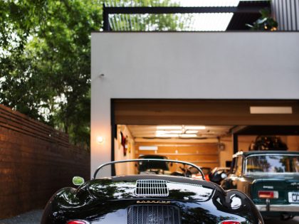 A Stylish Modern Home for a Car Collector in Austin, Texas by Matt Fajkus Architecture (7)