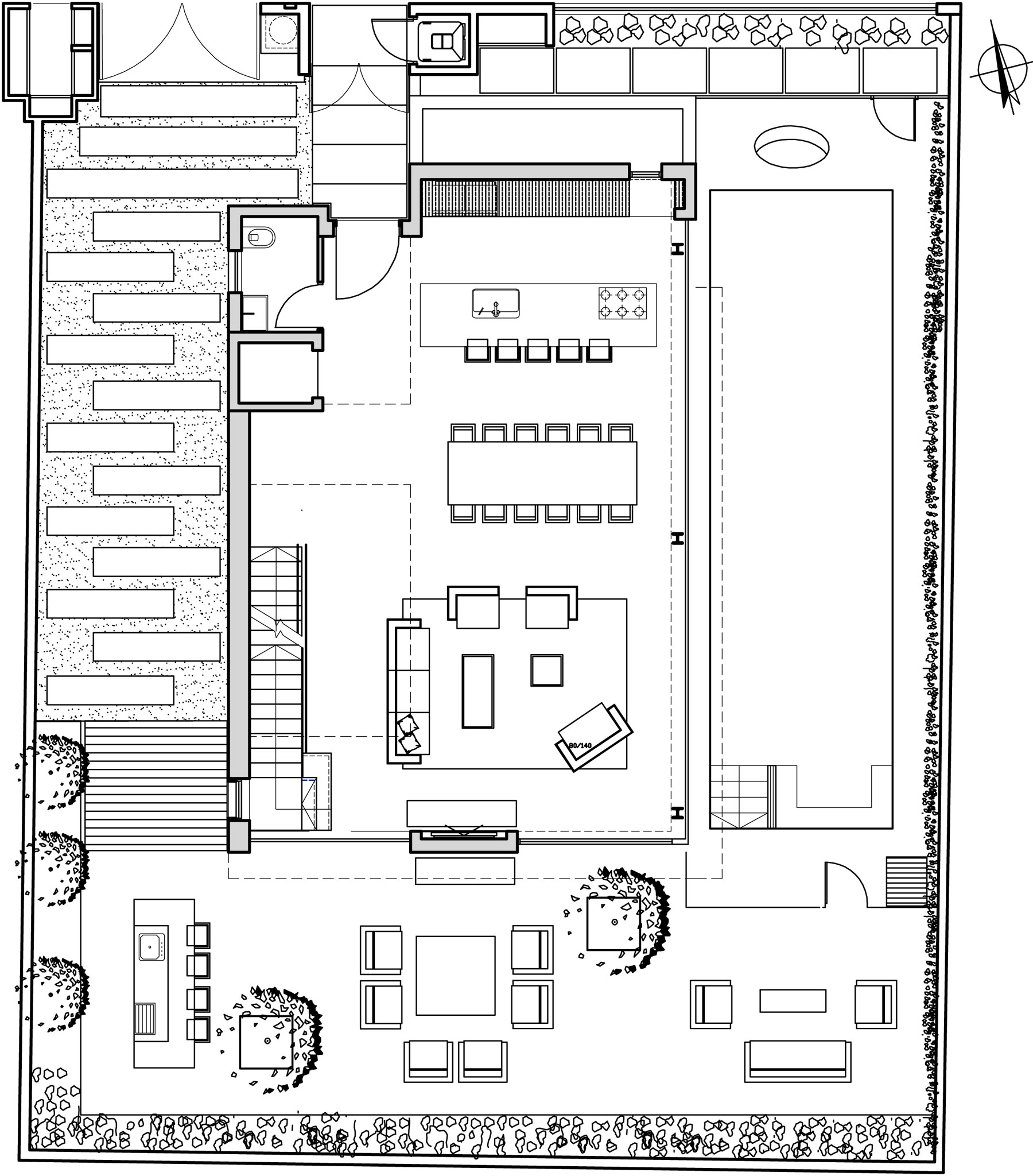 A Stylish Modern Home with Black Facade and White Interiors in Tel Aviv by Israelevitz Architects (30)