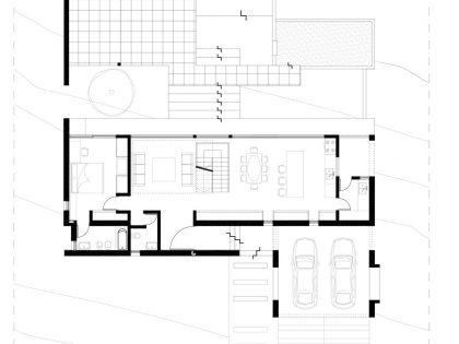 A Stylish Modern Home with Opaque Facade and Clean Lines in Cordoba, Argentina by Federico Olmedo (14)