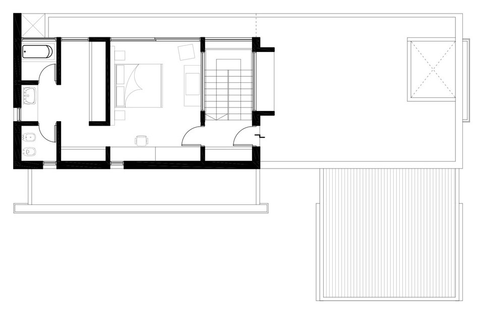 A Stylish Modern Home with Opaque Facade and Clean Lines in Cordoba, Argentina by Federico Olmedo (15)