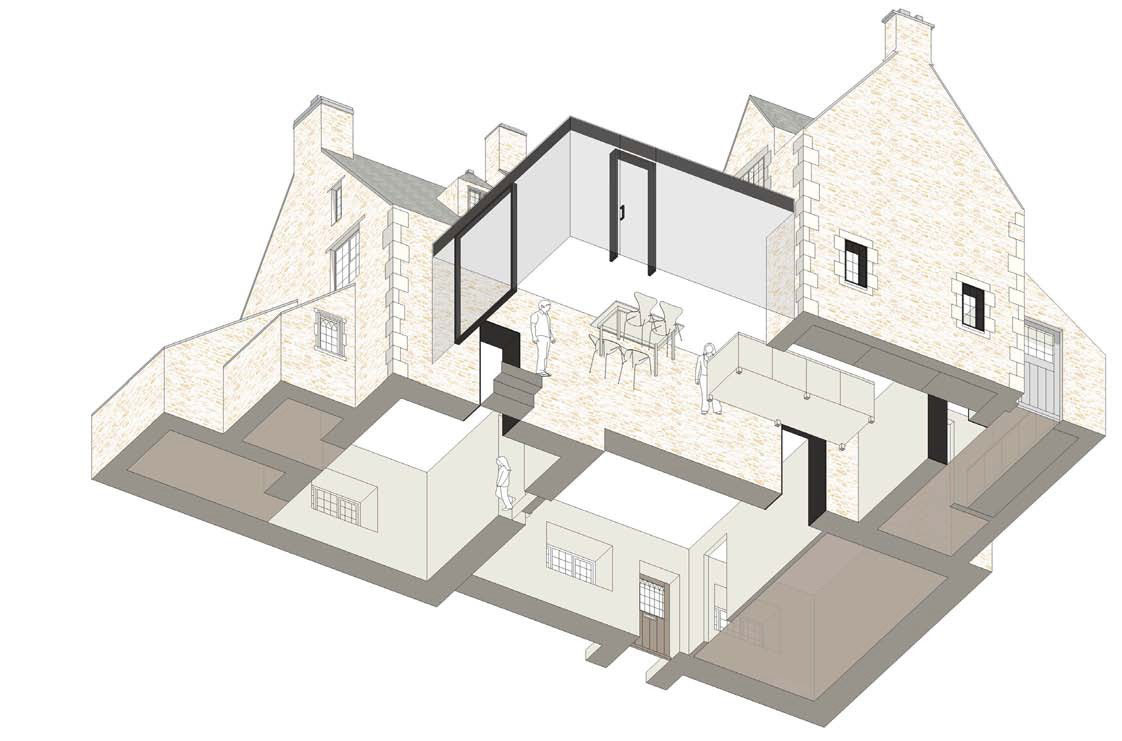 A Stylish Modern Home with Stone Walls and Glass Facade in Oxford, England by Jonathan Tuckey Design (10)