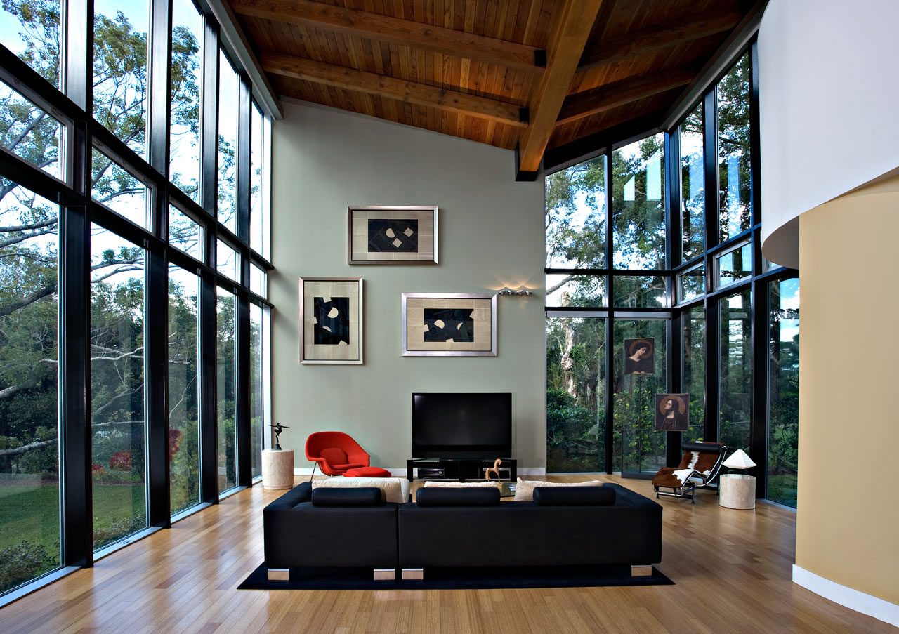 A Stylish Modern Lakefront Home with Striking Facade in Tampa by Alfonso Architects (10)