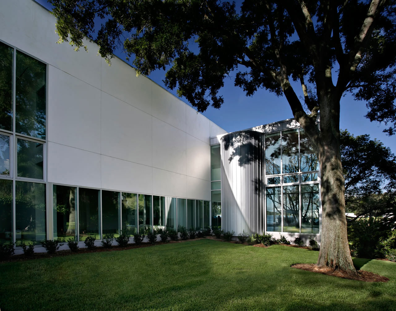 A Stylish Modern Lakefront Home with Striking Facade in Tampa by Alfonso Architects (4)