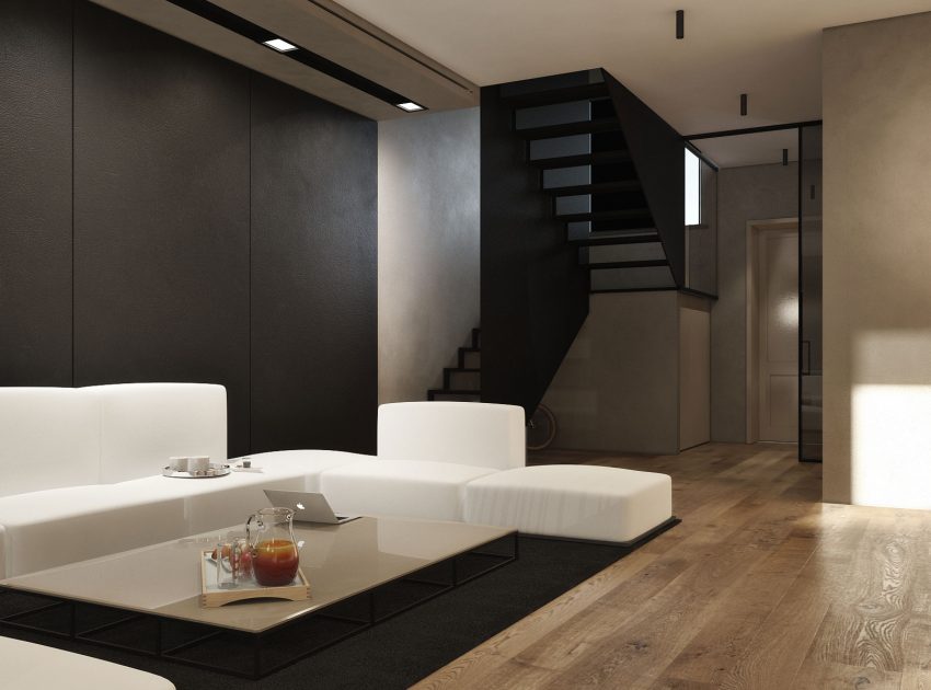 A Stylish Modern Townhouse with Exquisite Interiors in Kiev by Igor Sirotov Architect (5)