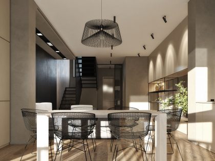 A Stylish Modern Townhouse with Exquisite Interiors in Kiev by Igor Sirotov Architect (8)