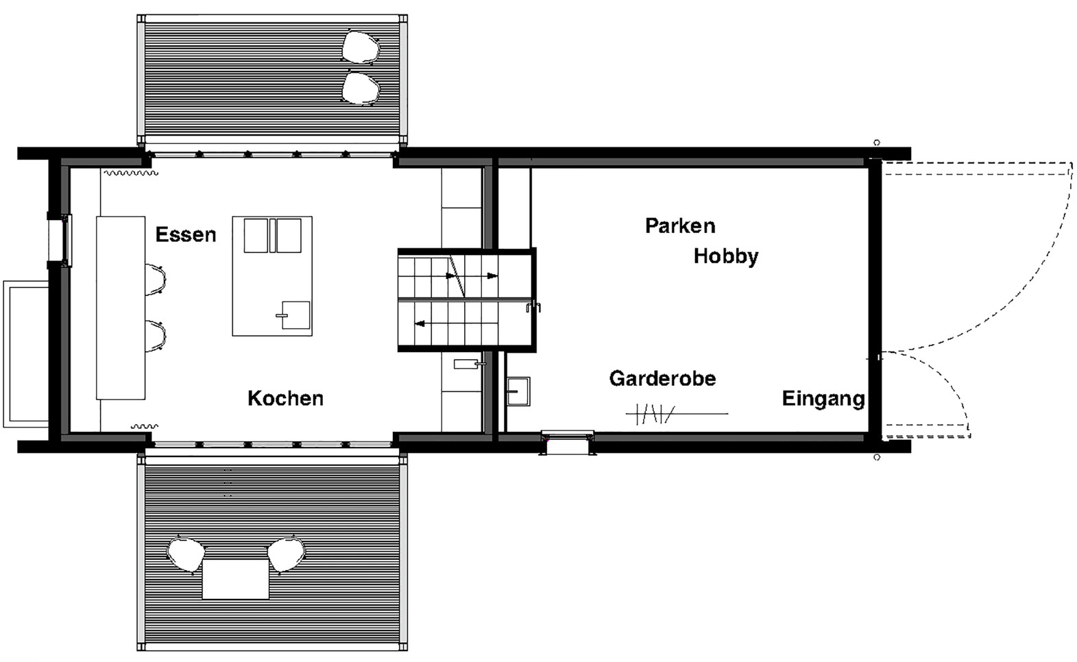 A Stylish Modern Wooden House with Cantilevered Terrace in Auerbach, Germany by Arnhard & Eck (29)