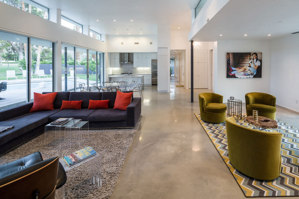 A Stylish and Beautiful Mid-Century Home with Industrial Vibe in Palm Springs by OJMR-Architects (5)