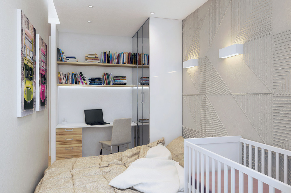 A Stylish and Bright Apartment for a Young Family and Bachelor in Surgut, Russia by Marina Tsoy (5)