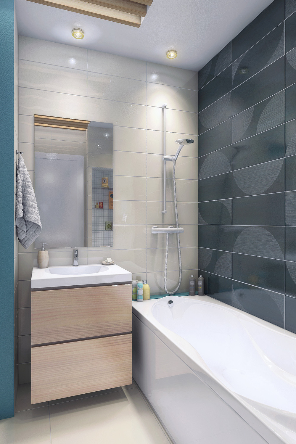 A Stylish and Bright Apartment for a Young Family and Bachelor in Surgut, Russia by Marina Tsoy (8)