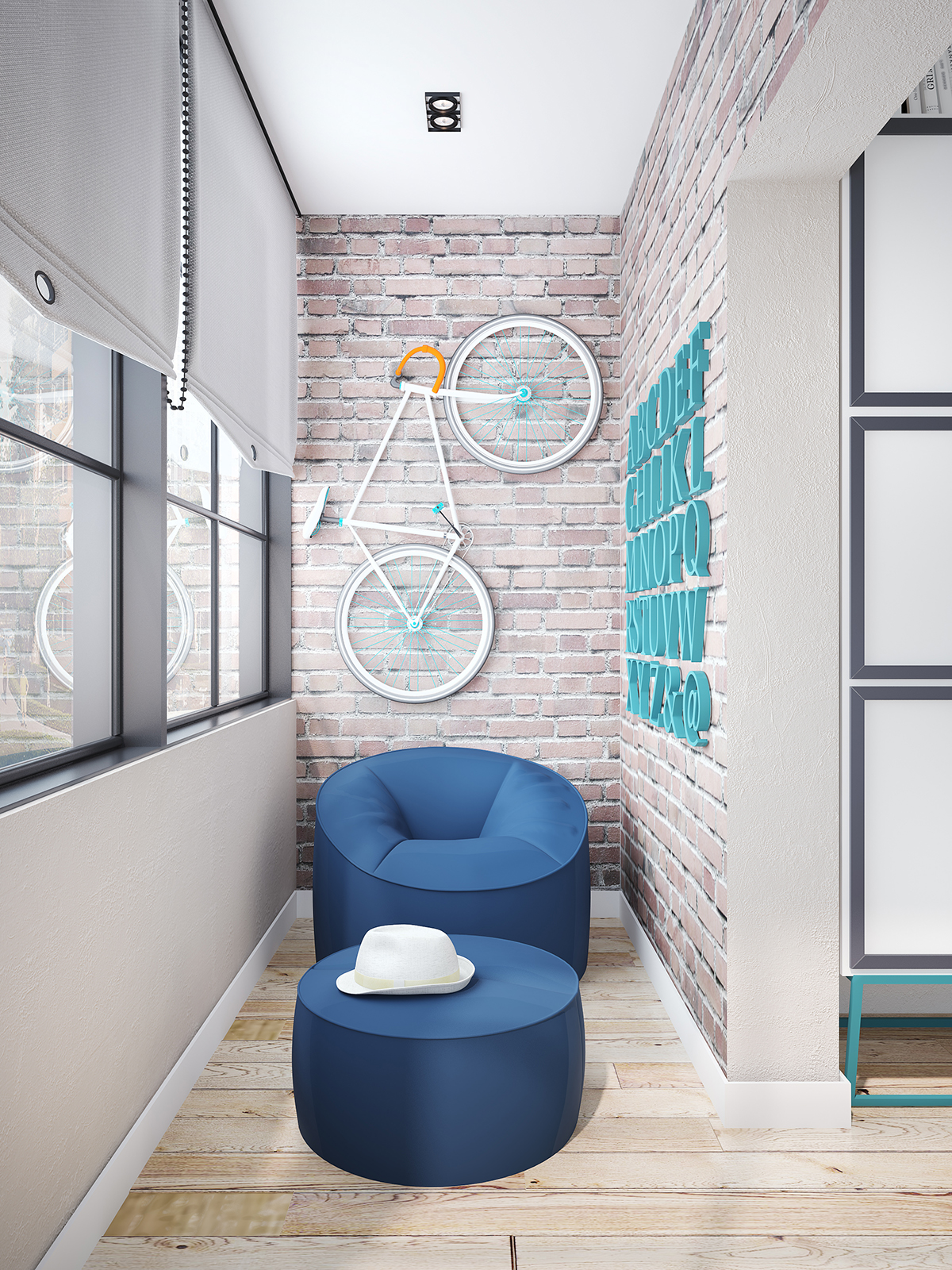 A Stylish and Bright Apartment with Exposed Brick Walls in Kiev, Ukraine by Pavel Voytov (13)