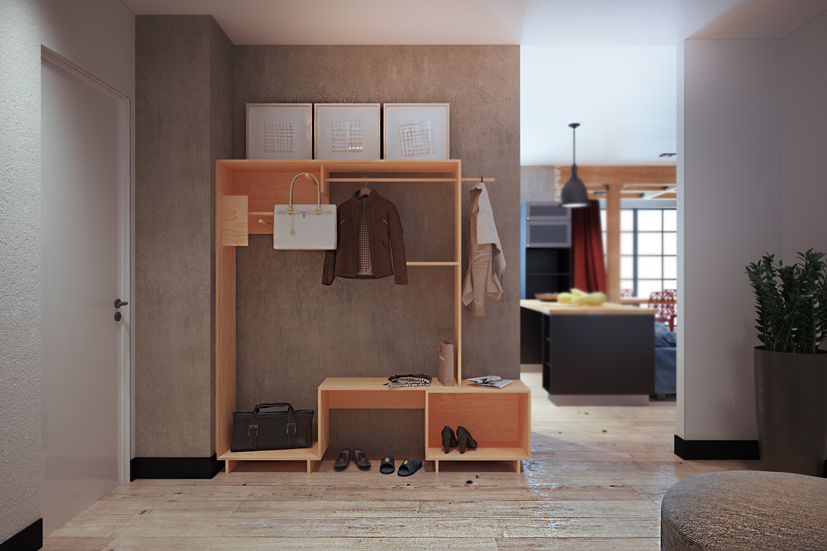 A Stylish and Bright Apartment with Exposed Brick Walls in Kiev, Ukraine by Pavel Voytov (3)