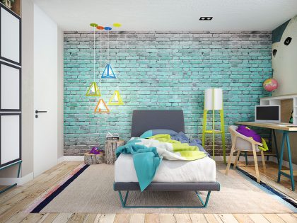 A Stylish and Bright Apartment with Exposed Brick Walls in Kiev, Ukraine by Pavel Voytov (9)