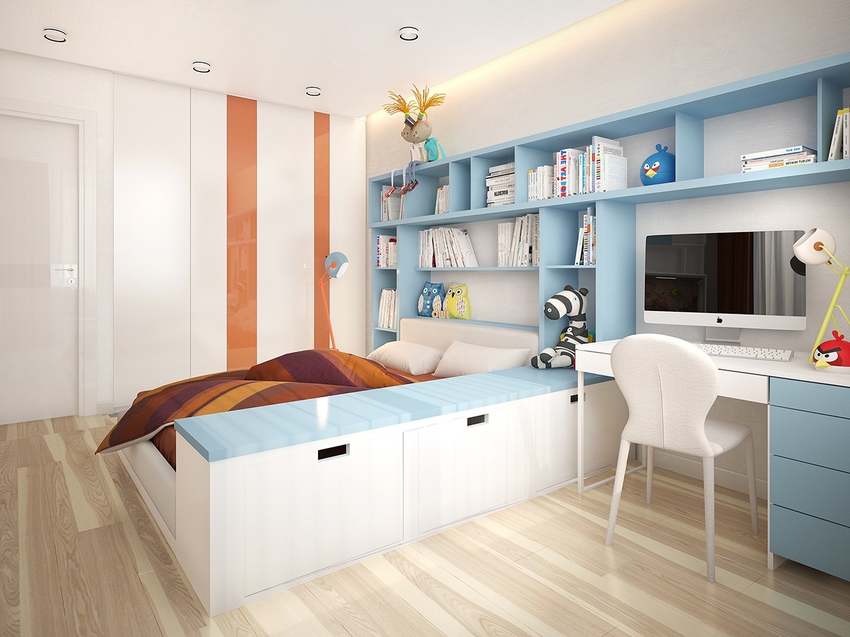 A Stylish and Bright Family Home with Playful and Whimsical Interiors in Kiev, Ukraine by Pavel Voytov (17)