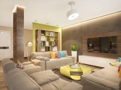 A Stylish and Bright Family Home with Playful and Whimsical Interiors in Kiev, Ukraine by Pavel Voytov (2)