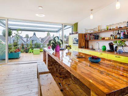 A Stylish and Colorful Apartment with Roof Terrace in Rotterdam, The Netherlands by HUNK design (10)