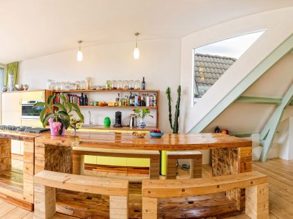 A Stylish and Colorful Apartment with Roof Terrace in Rotterdam, The Netherlands by HUNK design (9)