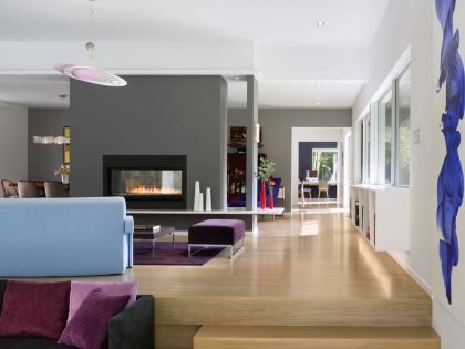 A Stylish and Colorful Modern Home with Light Interiors in Westchester by Fougeron Architecture (8)