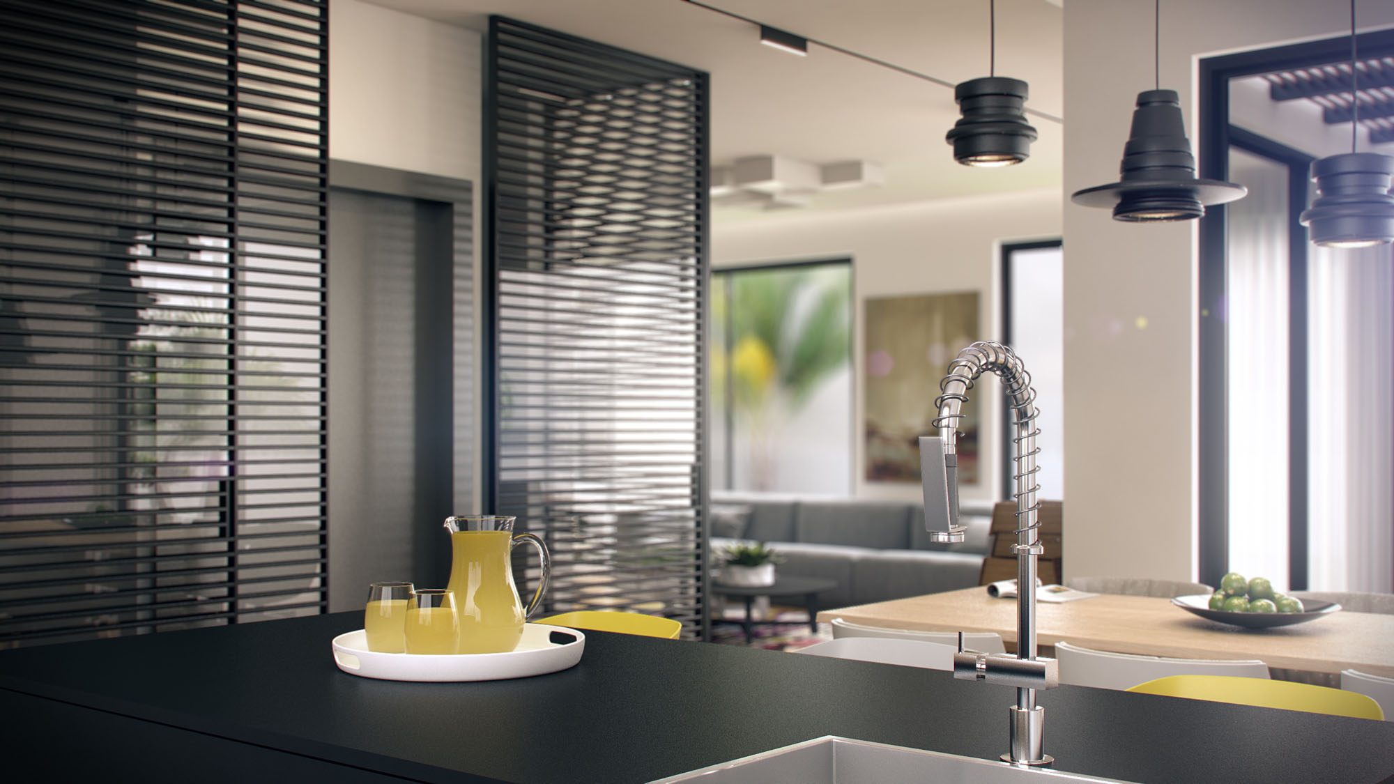 A Stylish and Comfortable Modern Home for a Family of Five in Ramat Sharon by Tal Goldsmith Fish (10)