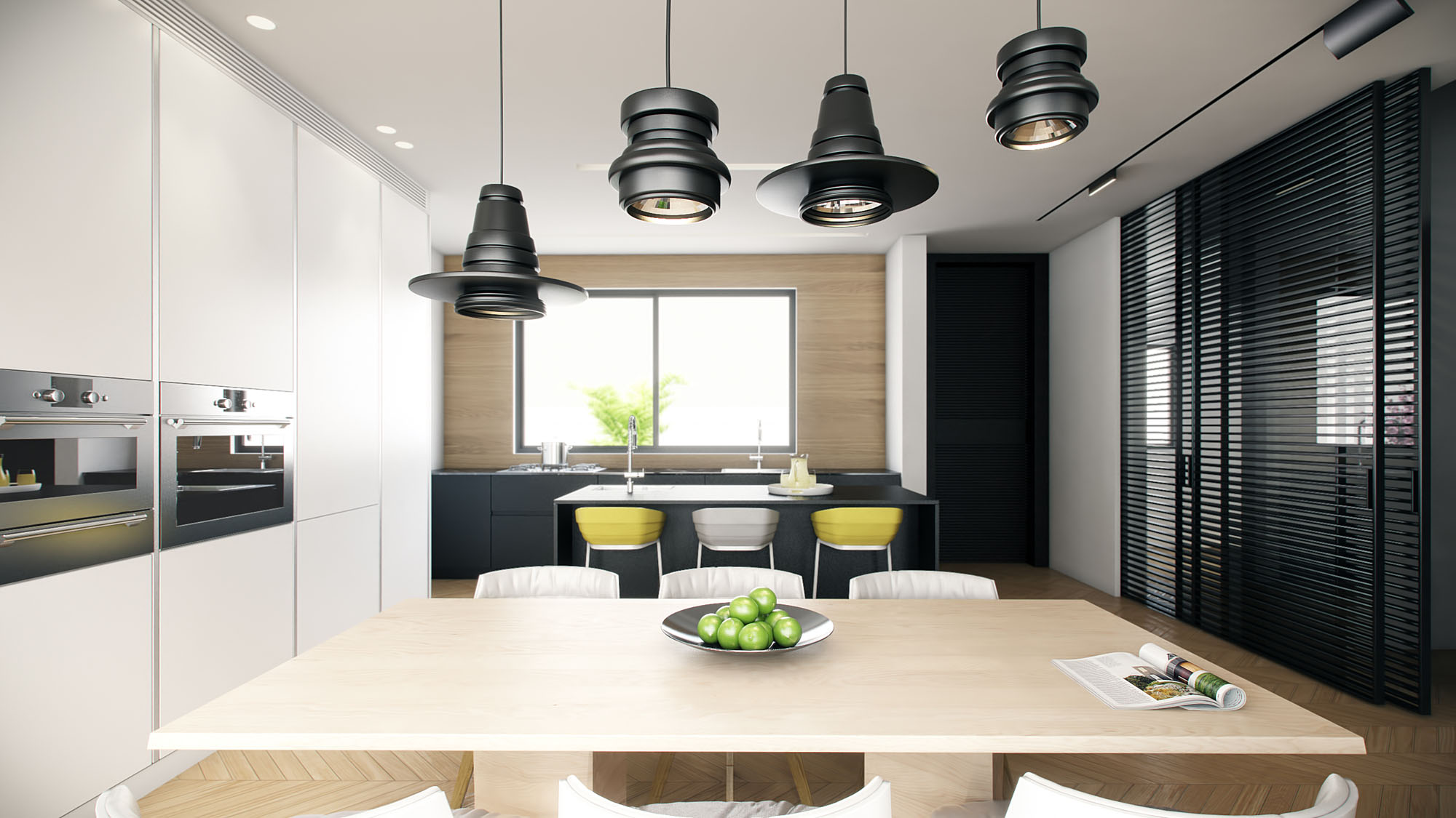 A Stylish and Comfortable Modern Home for a Family of Five in Ramat Sharon by Tal Goldsmith Fish (8)