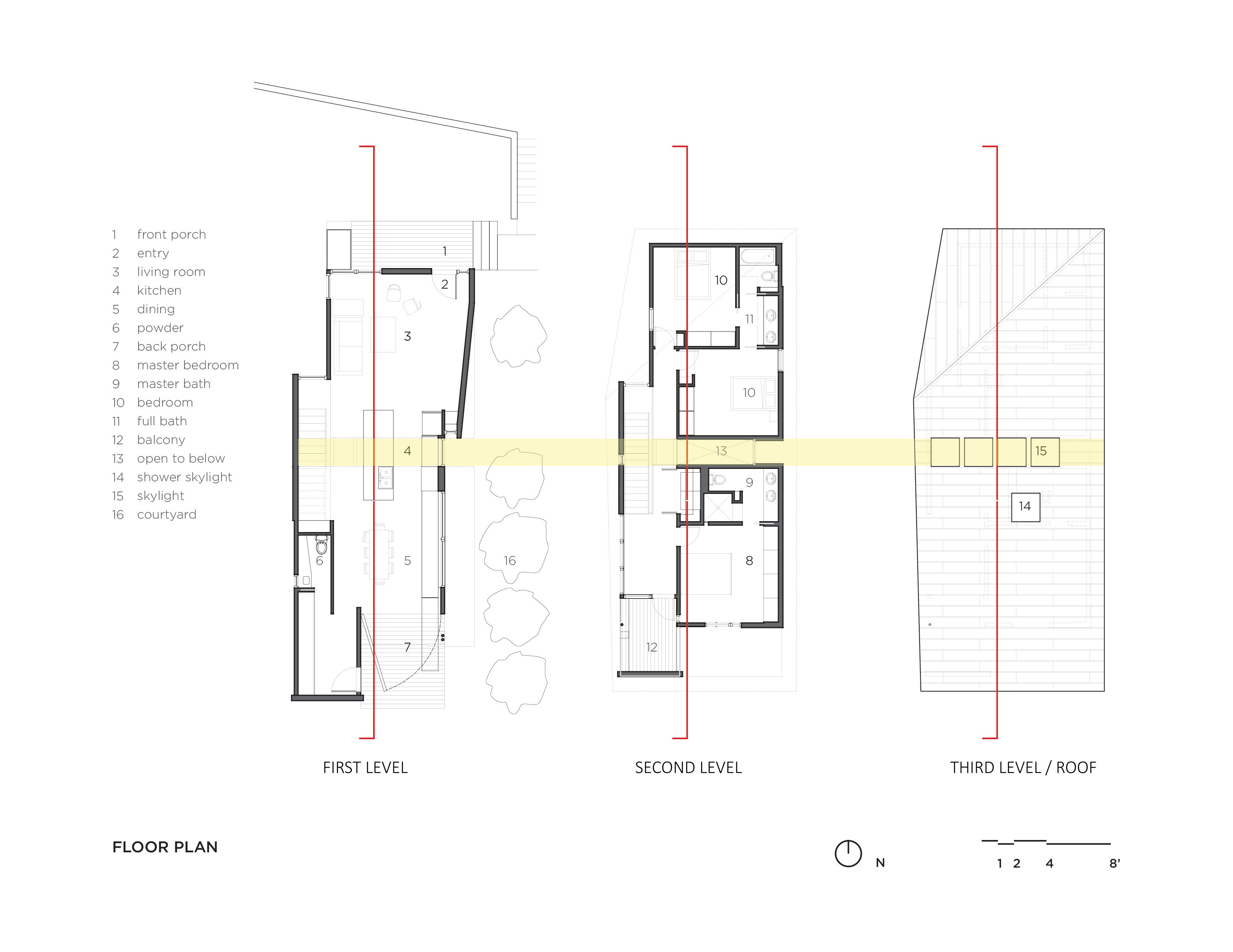 A Stylish and Dramatic Contemporary Home with Natural Light in North Carolina by Raleigh Architecture Company (16)