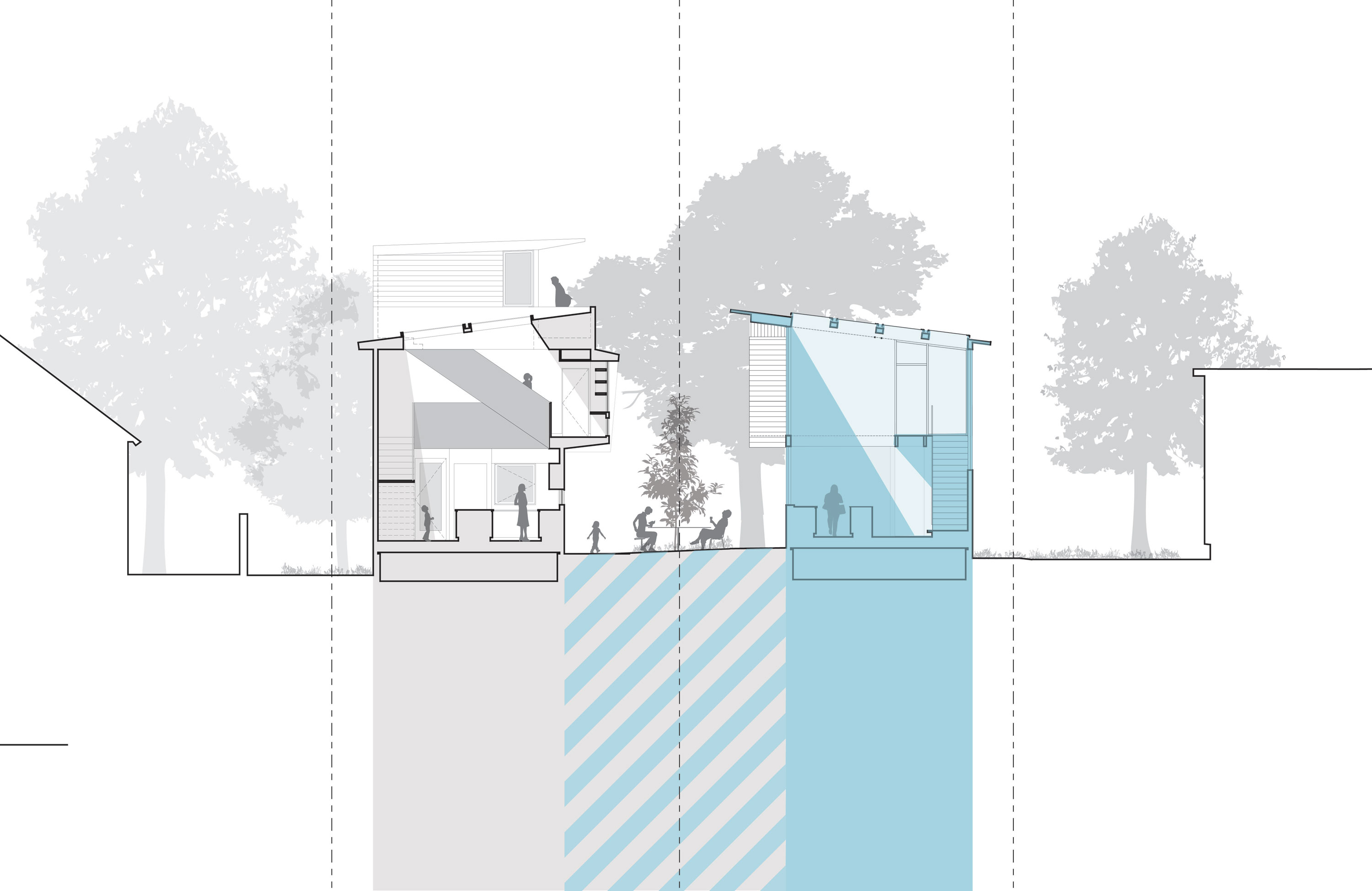 A Stylish and Dramatic Contemporary Home with Natural Light in North Carolina by Raleigh Architecture Company (18)