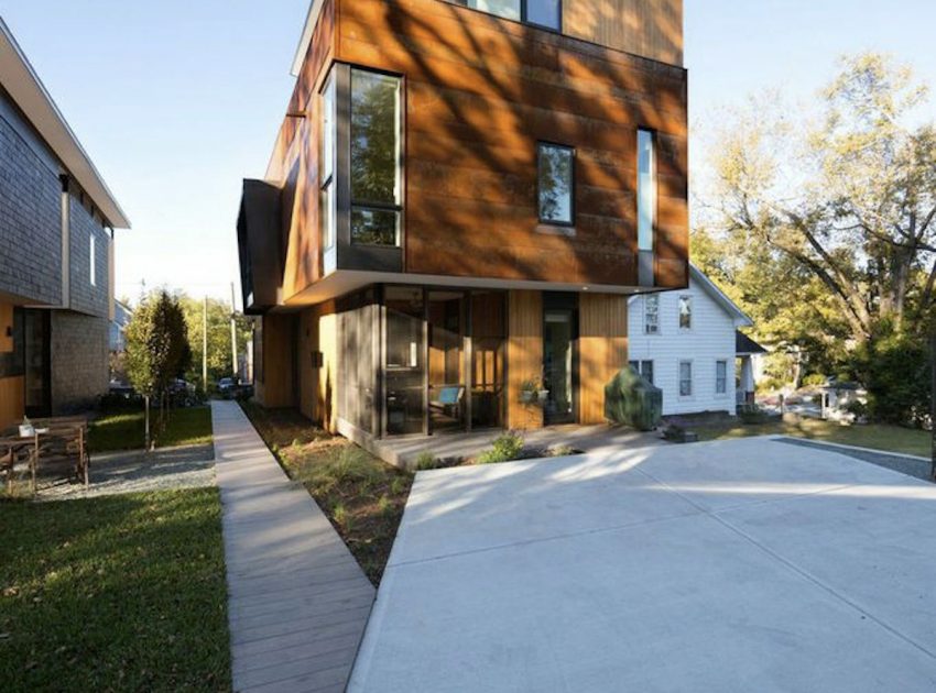 A Stylish and Dramatic Contemporary Home with Natural Light in North Carolina by Raleigh Architecture Company (5)