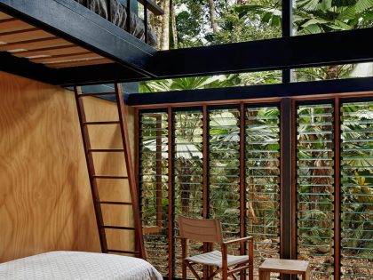 A Stylish and Eco-Friendly Home in a Tropical Rainforest of Queensland by M3 architecture (21)
