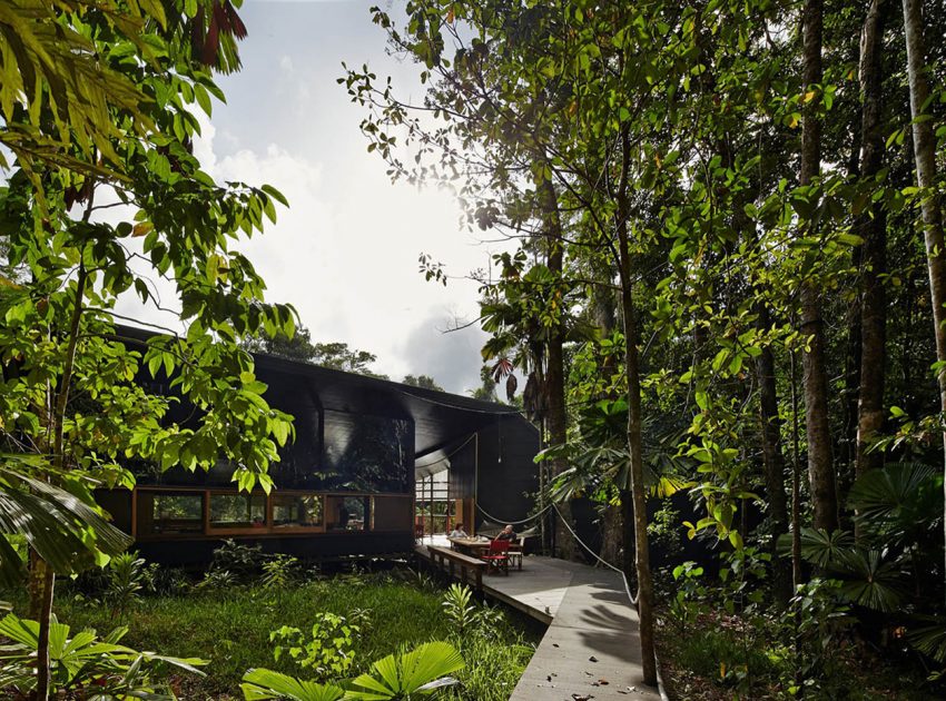 A Stylish and Eco-Friendly Home in a Tropical Rainforest of Queensland by M3 architecture (7)