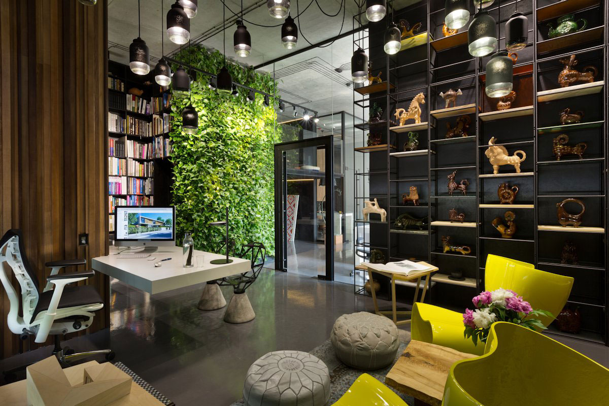 A Stylish and Laconic Concrete Interiors for Contemporary Office and Showroom in Kiev, Ukraine by Sergey Makhno (25)