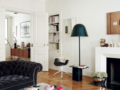 A Trendy Contemporary Apartment Brimming with Color and Creativity in Paris, France by Sandra Benhamou (4)