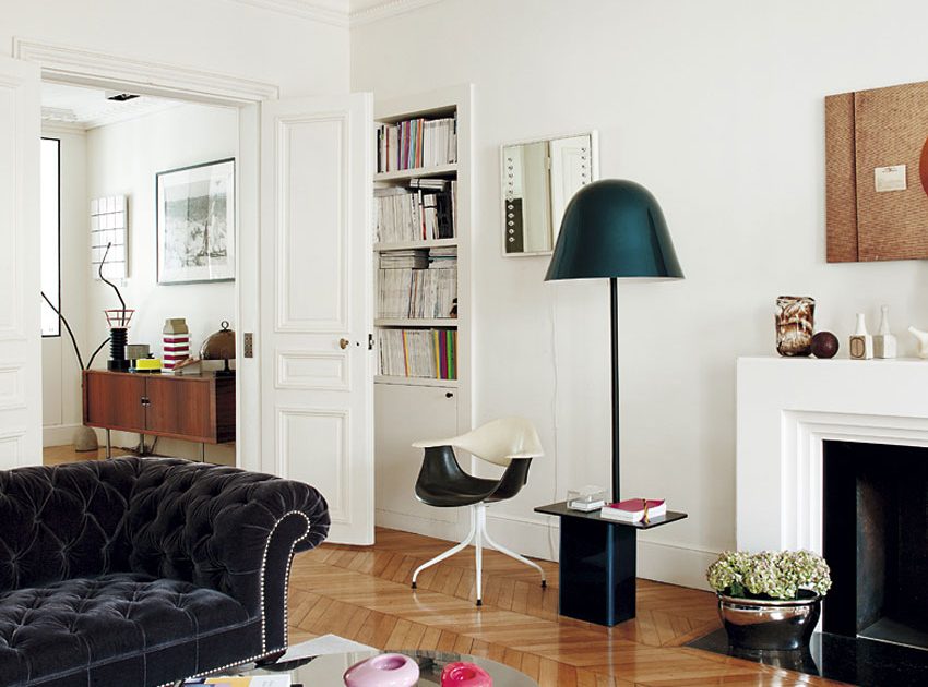 A Trendy Contemporary Apartment Brimming with Color and Creativity in Paris, France by Sandra Benhamou (4)