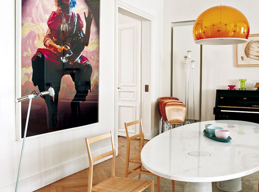 A Trendy Contemporary Apartment Brimming with Color and Creativity in Paris, France by Sandra Benhamou (8)