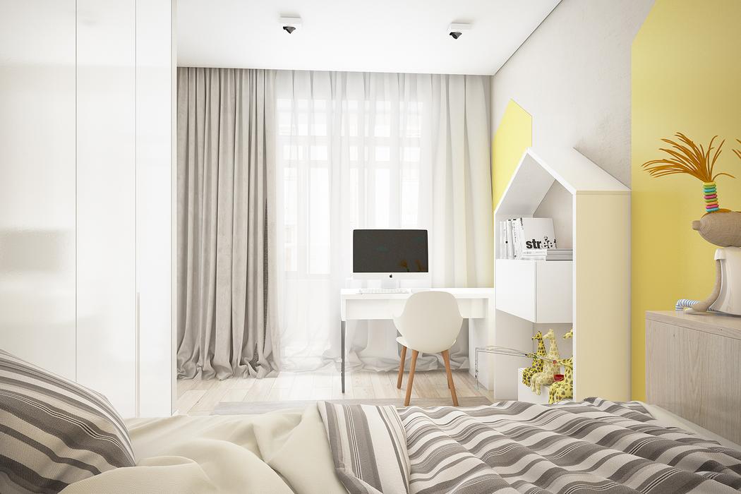 A Trendy Contemporary Apartment for a Family with Small Children in Kiev, Ukraine by Pavel Voytov (11)