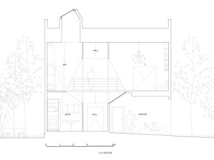 A Unique House with Geometric Shapes and Colorful Interiors in Niigata Prefecture by Kochi Architect’s Studio (10)