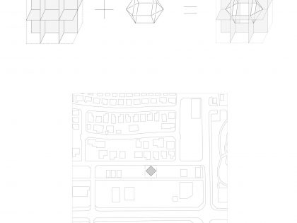 A Unique House with Geometric Shapes and Colorful Interiors in Niigata Prefecture by Kochi Architect’s Studio (11)