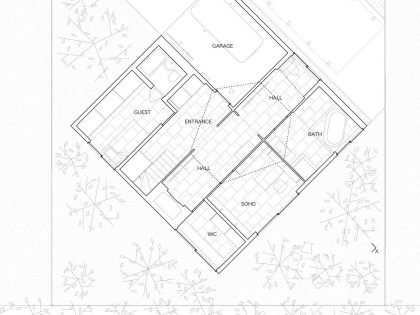 A Unique House with Geometric Shapes and Colorful Interiors in Niigata Prefecture by Kochi Architect’s Studio (8)