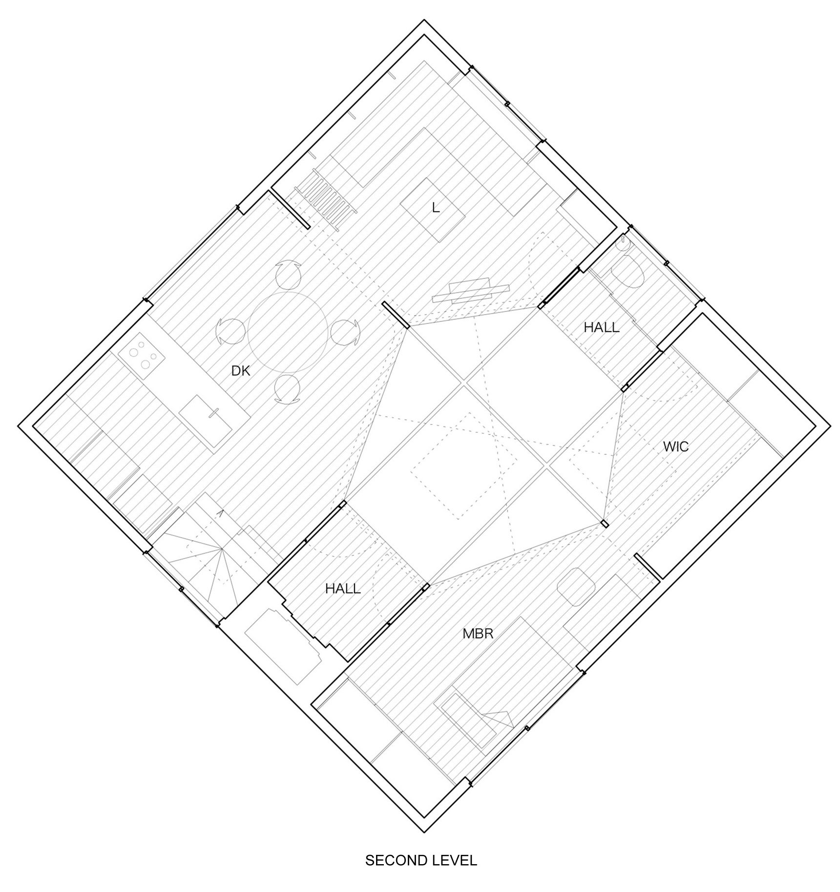 A Unique House with Geometric Shapes and Colorful Interiors in Niigata Prefecture by Kochi Architect’s Studio (9)