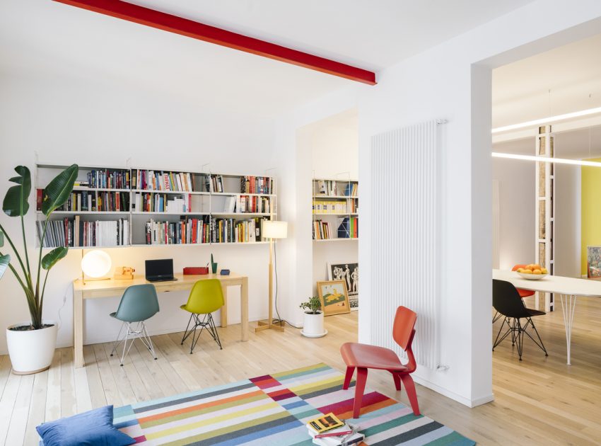 A Unique Modern Home with Whimsical and Multicolor Decor in Madrid by gon architects + Ana Torres (2)
