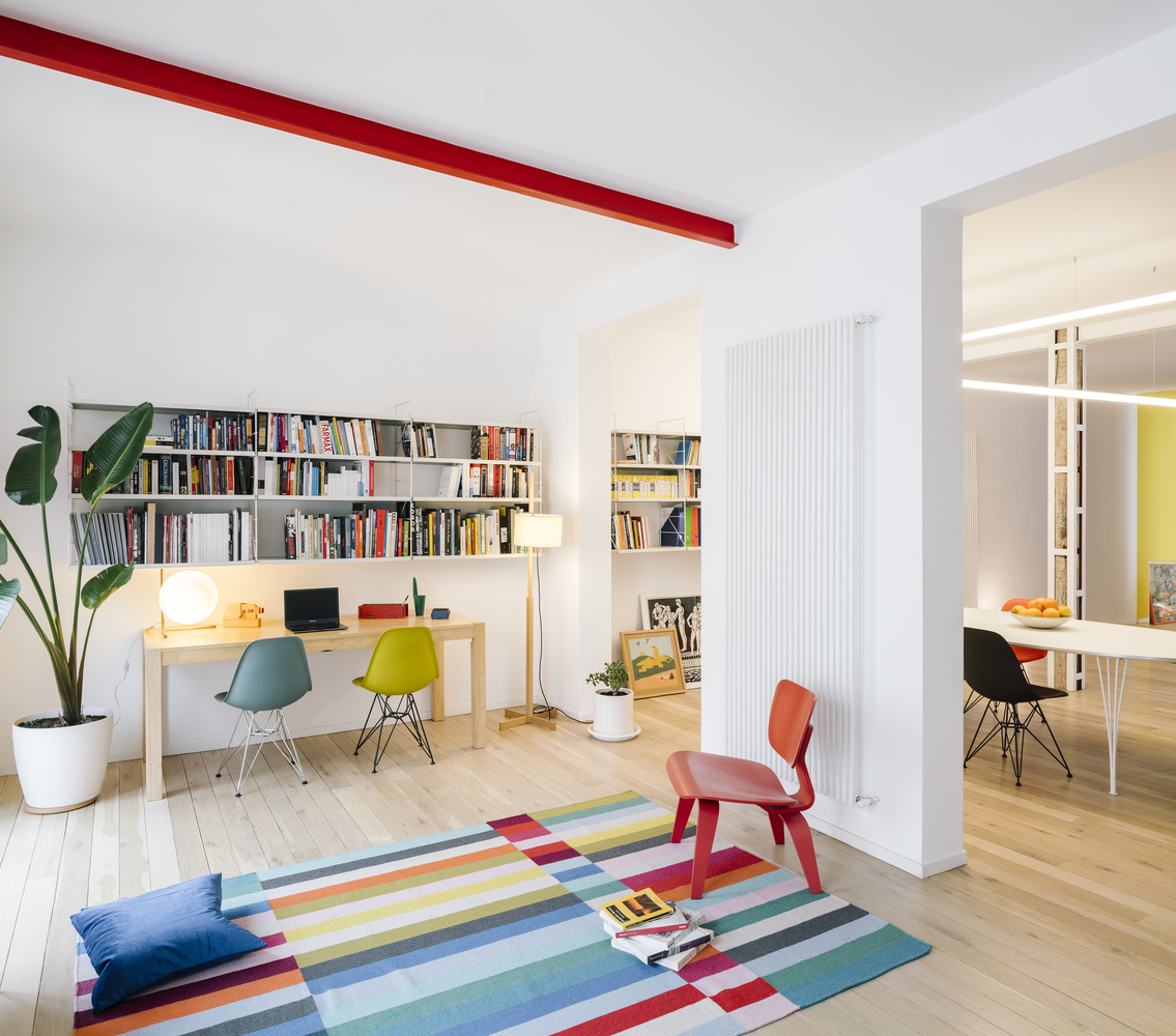 A Unique Modern Home with Whimsical and Multicolor Decor in Madrid by gon architects + Ana Torres (2)