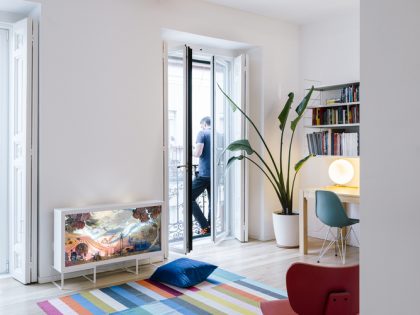 A Unique Modern Home with Whimsical and Multicolor Decor in Madrid by gon architects + Ana Torres (3)