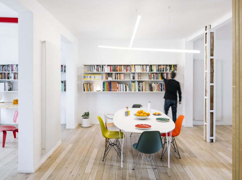 A Unique Modern Home with Whimsical and Multicolor Decor in Madrid by gon architects + Ana Torres (6)